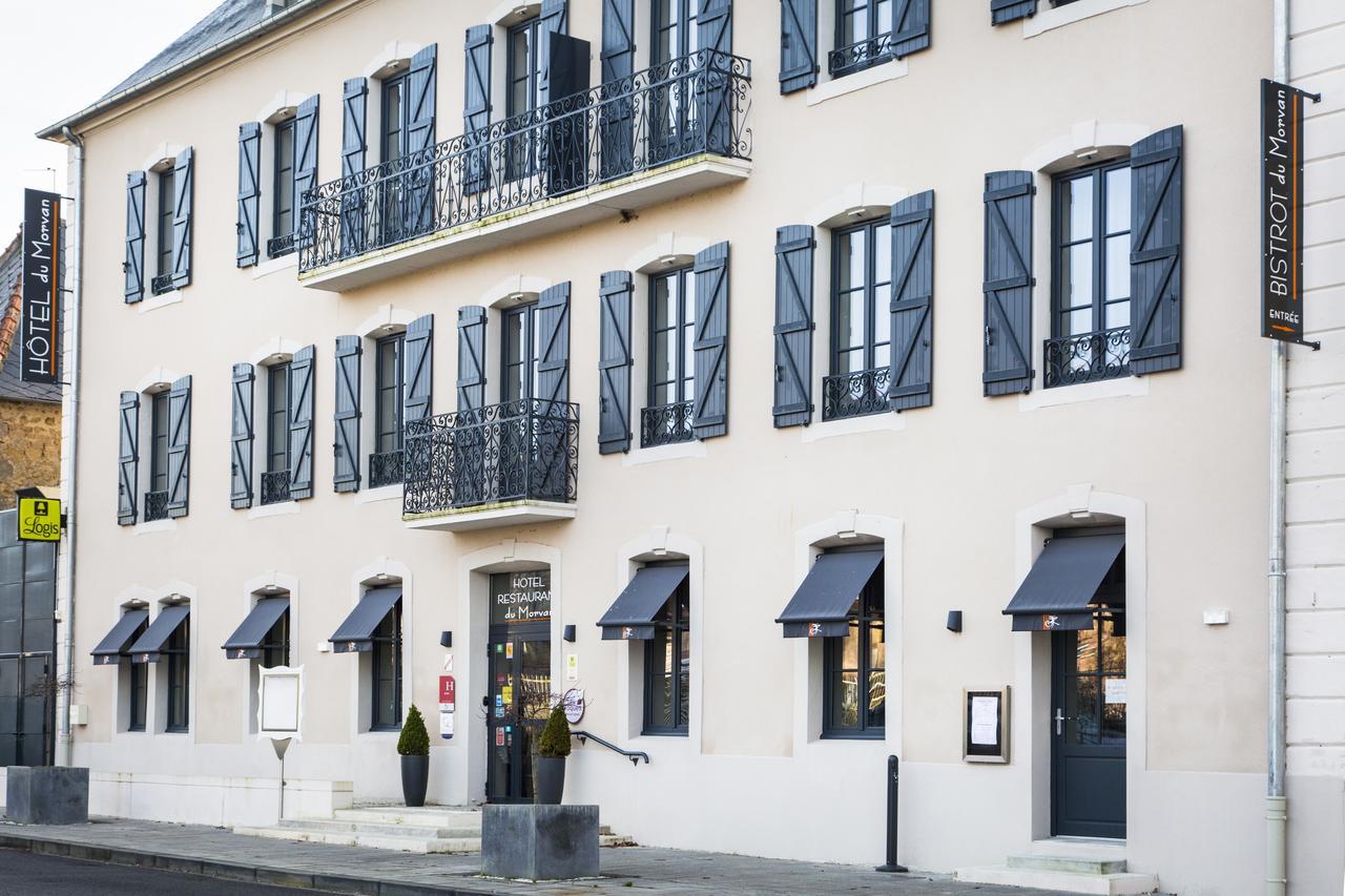 Logis Hotel Du Morvan - Restaurant La Table De Jerome Luzy Exterior foto